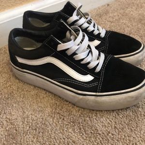 Women’s classic Vans old school sneakers sz 6
